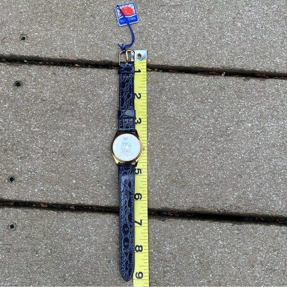 90s Washington Huskies Sun Time Gold Tone Rotating Quartz Watch - Picture 4 of 5